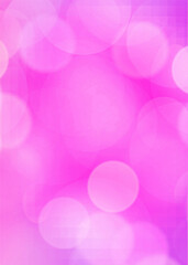 Pink bokeh background perfect for Party, Anniversary, Birthdays, celebration. Free space for text