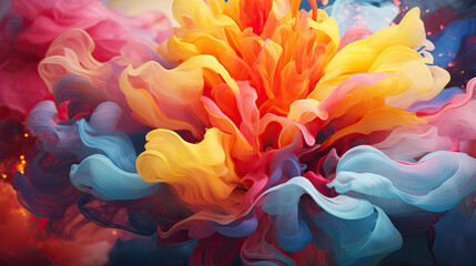 Melty Mashup abstract background theme, where melting and merging elements redefine the boundaries of creativity Ai Generative