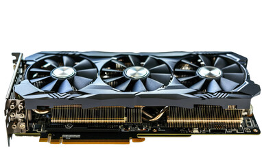 Dominant Graphics Card Power on Transparent Background