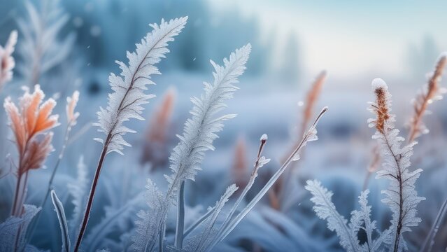 frosty winter pattern