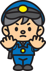 職業シリーズ警察官