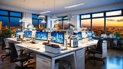 High-Tech Control Room: Monitoring and Creativity in a Modern Industrial Environment.