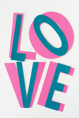 sign or header with the word 