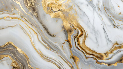 Fototapeta premium White gold marble texture pattern background with high resolution design for cover book or brochure, poster, wallpaper background or realistic business 