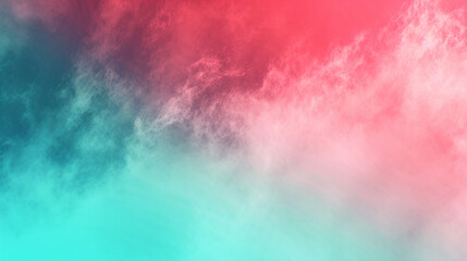 Red and Cyan box banner background. PowerPoint and business background.