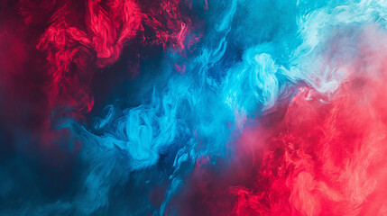 Red and Cyan box banner background. PowerPoint and business background.