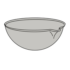 illustration of a bowl isolated