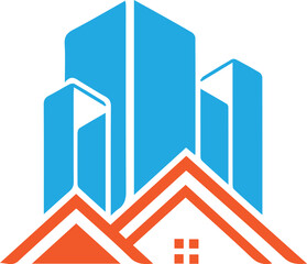 creative logo design concepts of building