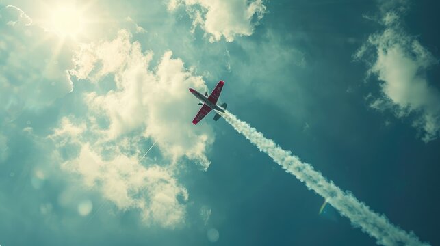 Air Show Spectacle- Aerobatic Maneuvers and Daring Stunts in the Sky
