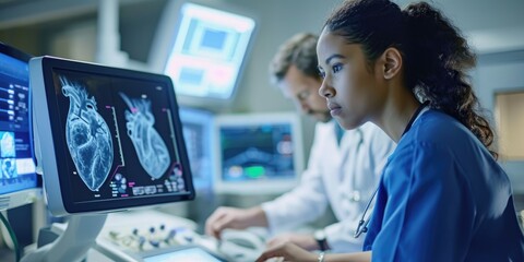 patients undergoing echocardiograms for heart imaging