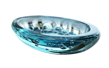 Elegant Soap Dish on Transparent Background