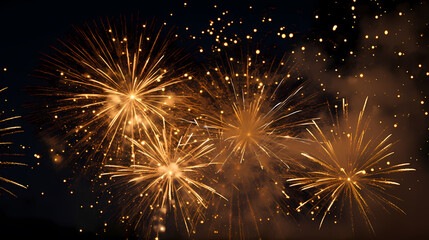 Fireworks background for celebration, holiday celebration concept