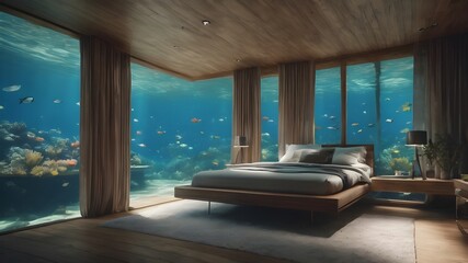 Home in Ocean Background Very cool