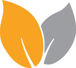 leaf logo of vector image