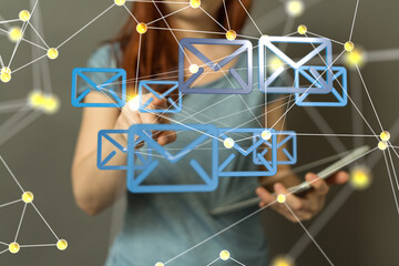 Mail Communication Connection message to mailing