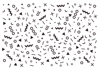 Party pattern confetti vector