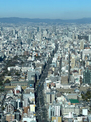 大阪市内を南北に走る谷町筋