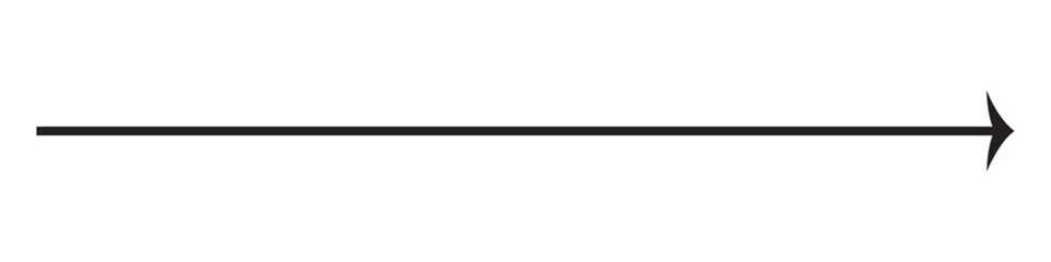 Long arrow vector icon. Black horizontal double arrow. Vector icon.