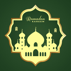 Ramadan Kareem Design In Arabic Style