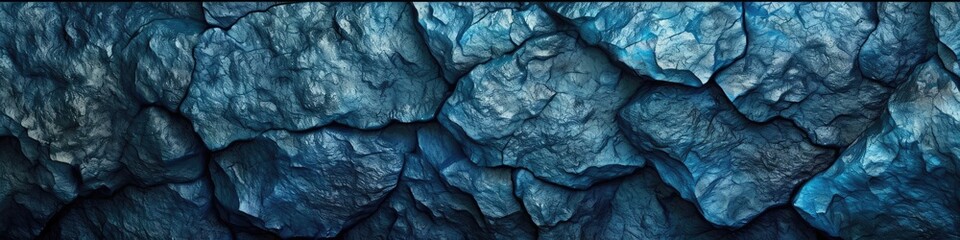Textured blue lava abstract background