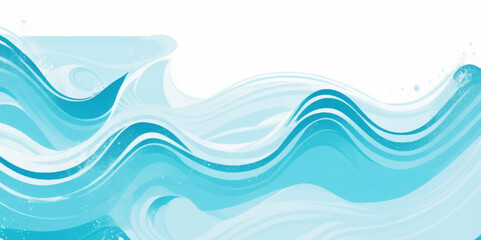 Abstract surface ocean water wave, seamless blue water ocean wave background. Blue water ocean surfing wave.