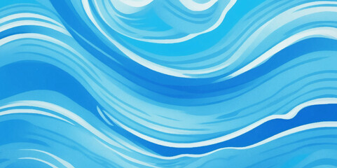 Abstract surface ocean water wave, seamless blue water ocean wave background. Blue water ocean surfing wave.