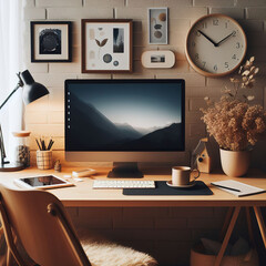 Cozy Home Office: Remote Work Bliss
