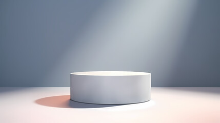 Modern round product advertising podium, booth, stage, product background, promotional event background