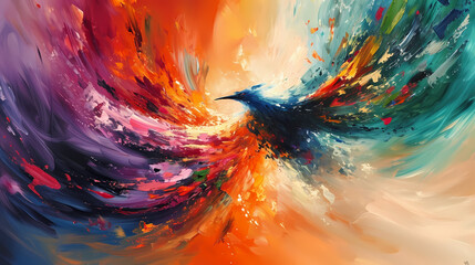 abstract bird