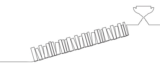 vector achieving success for world book day celebration