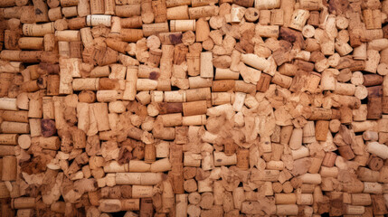 Brown wood color cork texture background
