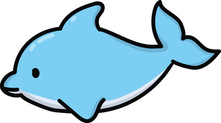 Obraz premium dolphin illustration