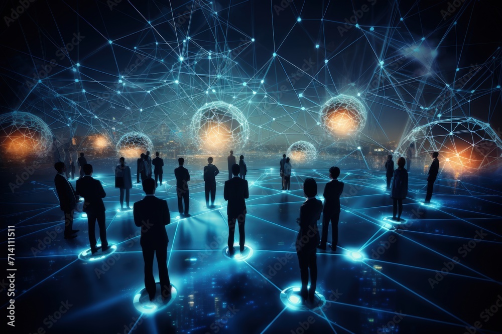 Poster analysis of global business structure and networking