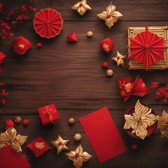Fototapeta premium Happy Chinese New Year greetings