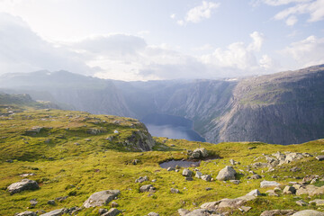 Ausblick See Norwegen Trolltunga - 714113304