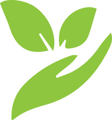 leaf logo of vector image