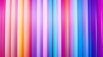 Fototapeta premium Colored vertical stripes abstract background. Bright background. Decorative horizontal banner. Digital artwork raster bitmap illustration. AI artwork. 