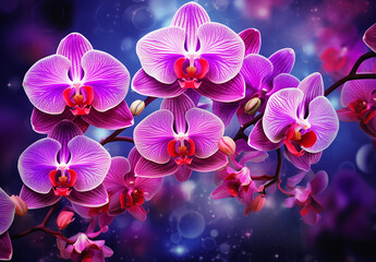Beautiful Purple Orchid Flowers