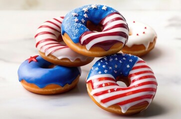 macrons Happy 4th of July, united states of America Independence Day background celebrating Labor day background 
