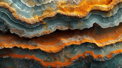 Obraz premium Abstract Patterns in Nature; Close-up shots of natural textures and patterns, providing versatile and abstract visuals