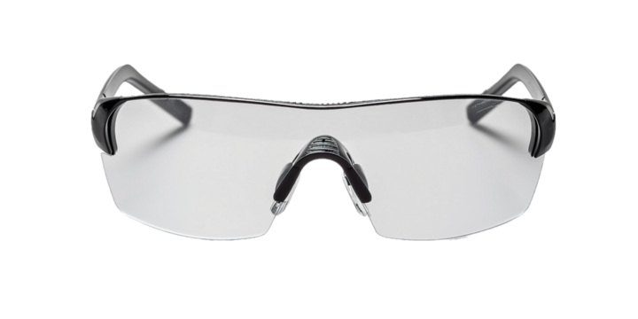 Safety Glasses, transparent background, isolated image, generative AI