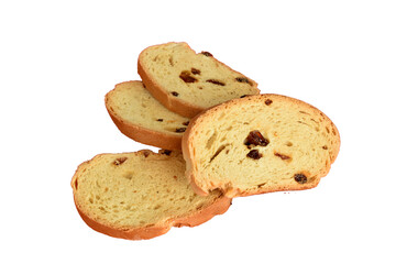 Sweet crackers with raisins.