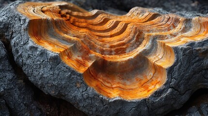 Obraz premium Wood pattern in nature, nature wallpaper with wood
