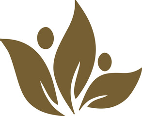 leaf logo of vector image