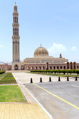 Sultan Qaboos Grand Mosque at day. Muscat. Sultanate of Oman
