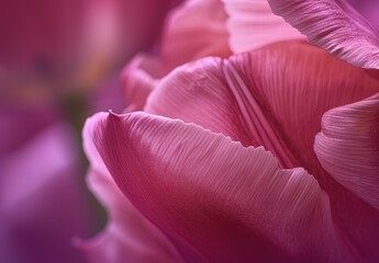 Elegant close-up of a blooming red tulip in a spring garden, highlighting the delicate petals and vibrant colors