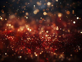 Fototapeta na wymiar A beautiful red, dusty, glittery background