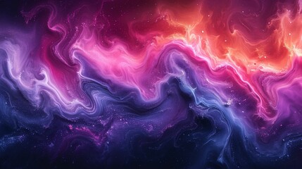 Swirling Elegance: High-Resolution Abstract Background with Gentle Oil Paint Swirls, Soothing Gradient, and Rich Texture - obrazy, fototapety, plakaty