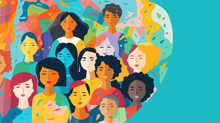 Convey the diversity and inclusivity of school communities in a vector art piece showcasing scenes of students from various backgrounds engaging in cultural exchange and contributing to the rich