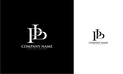 PB initial logo concept monogram,logo template designed to make your logo process easy and approachable. All colors and text can be modified.